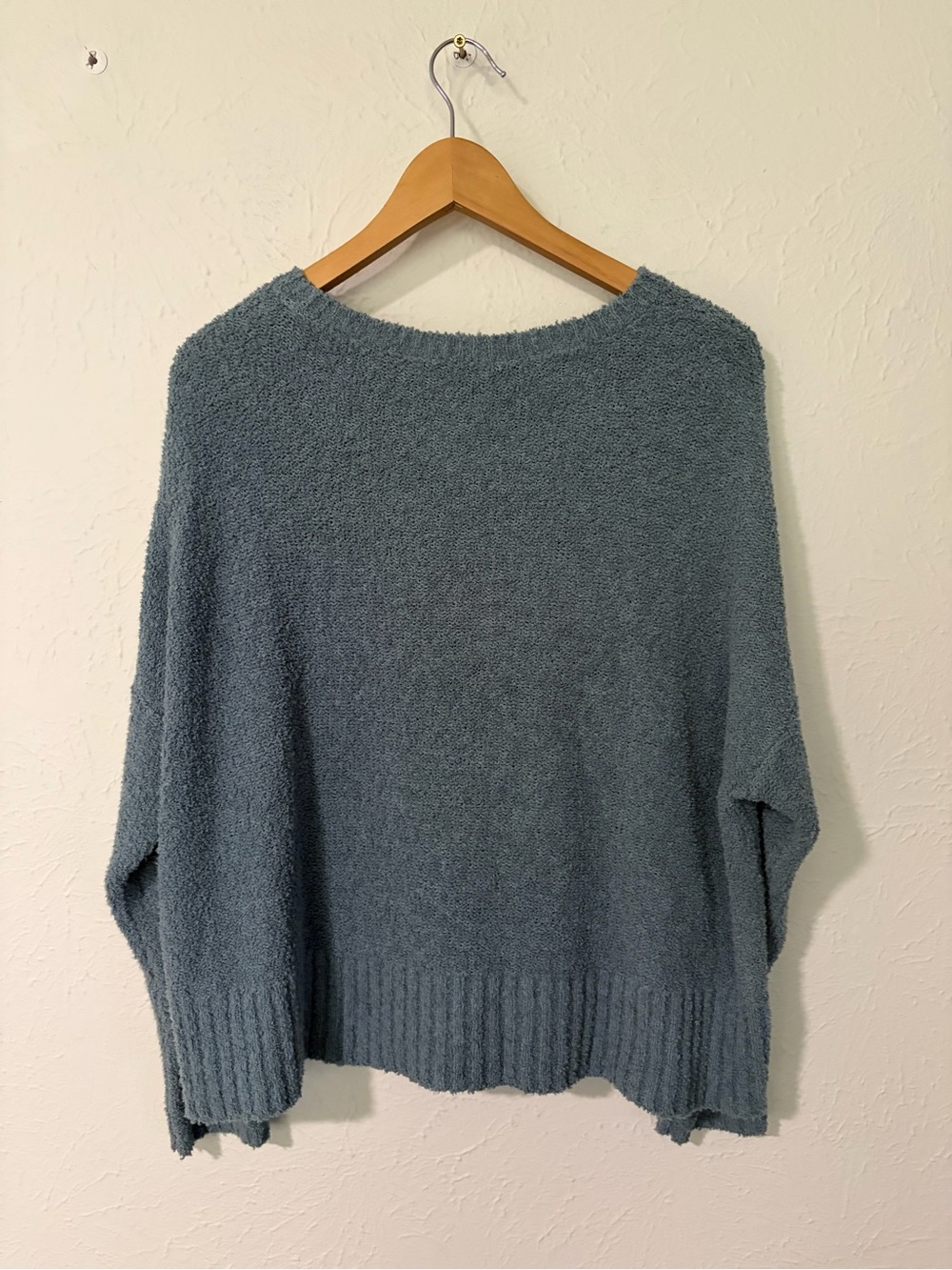 Eileen Fisher Cotton Fluff Crew Neck Top Size Large - Picture 4 of 8